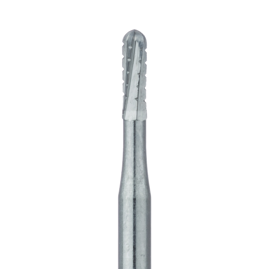 HM31R-012-SU Operative Carbide Bur, Round End Cylinder Cross Cut, US#1558, 1.2mm Ø, SU
