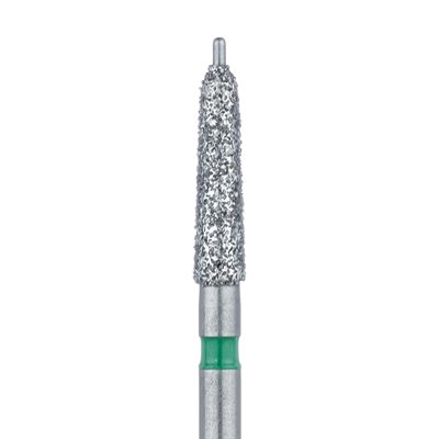 508G-020-FG Diamond Bur, Tapered Guide Pin Diamond Bur, 2.0mm Coarse