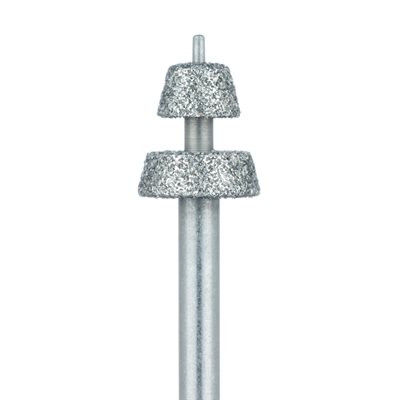511W-045-FG Modified Depth Diamond Bur, With Guide Pin, 1.0mm / 1.5mm, Medium, FG
