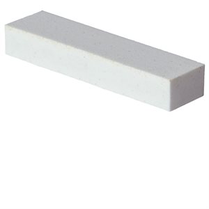 529S-000-UNM Abrasive, White, Sintered Diamond, Dressing Stone, 100mm Length, 8mm Thick, UNM
