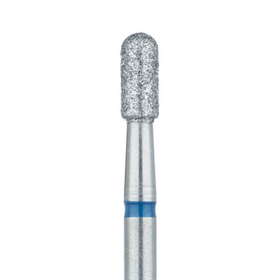 838L-027-HP Long Round End Cylinder Diamond Bur, 2.7mm Ø, Medium, HP