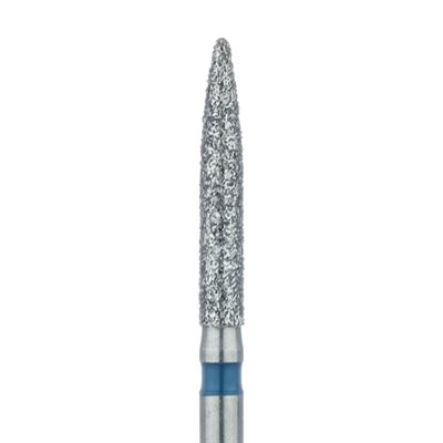 863-016-HP Long Flame Diamond Bur, 1.6mm Ø, Medium, HP