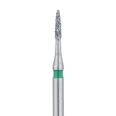 889LG-010-FG Short Flame Diamond Bur, Interproximal Reduction, 1mm Ø, Coarse, FG