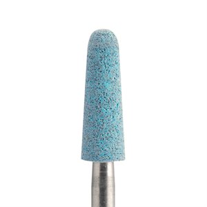 9738H-050-HP-TRQ Abrasive, Turquoise, Tapered Round Edge, Diamond Porcelain for Ceramics, Zirconia Spruce Removal, 5mm Ø, Coarse, HP