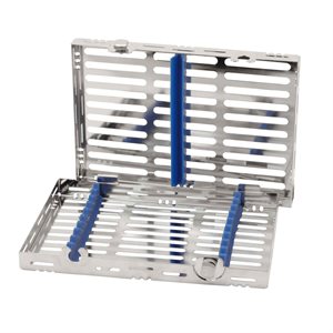 BWT01 Stainless Steel Tray 205mm B x 34mm H x 143mm T for 10 Surgical Hand Instruments 