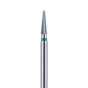 HM138MX-023-HP Laboratory Carbide Bur, Coarse, Special toothing for non-precious metal alloys, Round End Taper, 2.3mm, HP