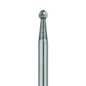 HM141A-023-HP Surgical Round Carbide Bur, Cross Cut, 2.3mm Ø, HP