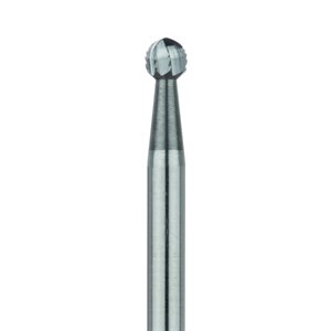 HM141A-027-HP Surgical Round Carbide Bur, Cross Cut, 2.7mm Ø, HP