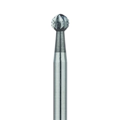 HM141A-031-HP Surgical Round Carbide Bur, Cross Cut, 3.1mm Ø, HP