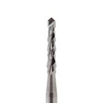 HM166A-021-HP Surgical Lindemann Carbide Bur, Cross Cut, Spade Tip, 2.1mm Ø, Length 11mm, HP