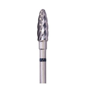 HM250ST-040-HP Carbide, Laboratory, Super Coarse, Round End, Special toothing for titanium, 4.0mm, HP