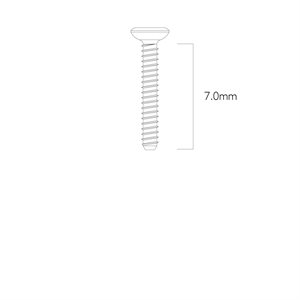 TCT09-007 Surgery, Bone Fixation Screw 0.9mm Diameter 7mm Length